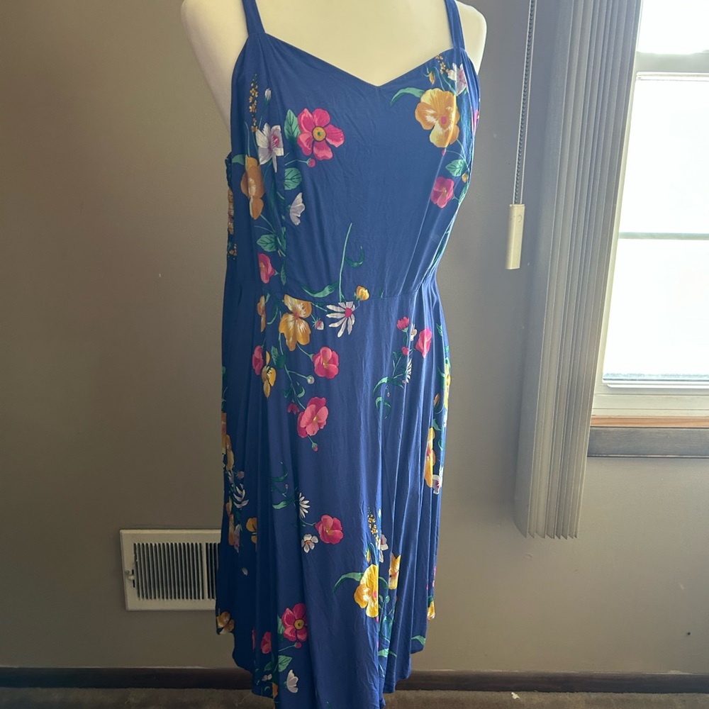 Floral Blue Sundress